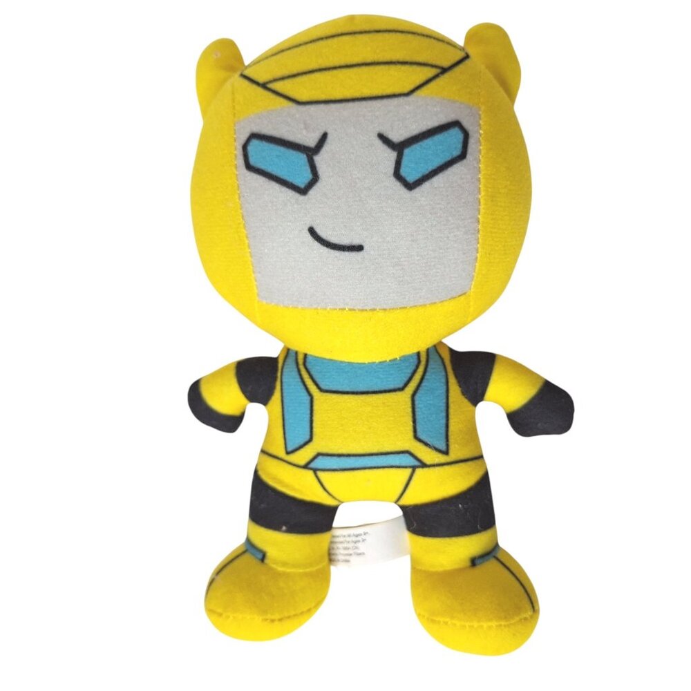 Transformers Bumblebee Plush 2020 Hasbro Toy Factory Robot Yellow 8"